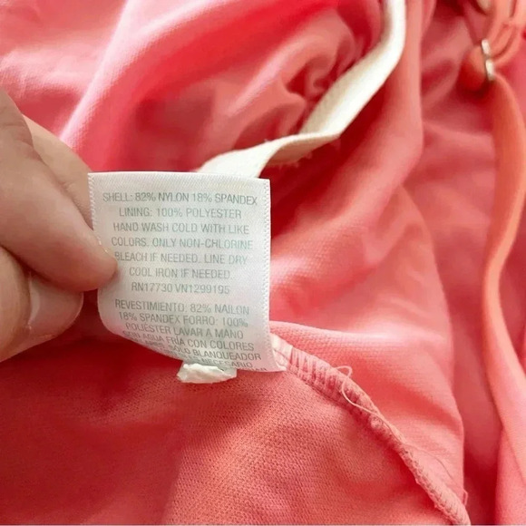 Kona Sol Coral One-piece Swimsuit Size XL - Picture 11 of 11